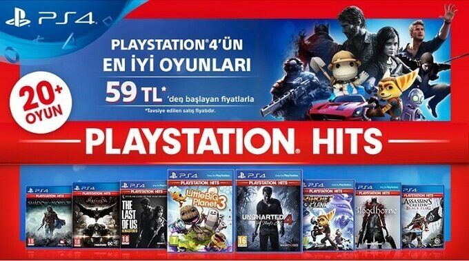 PlayStation Hits ile PS4'ün en iyileri en uygun fiyatlarla sunulacak!