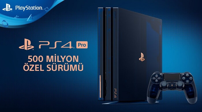 PlayStation 4 Pro 500 Milyon Özel Sürümü tanıtıldı!