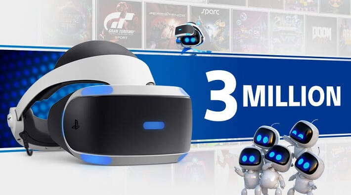 PlayStation VR satış rakamları 3 milyona ulaştı!