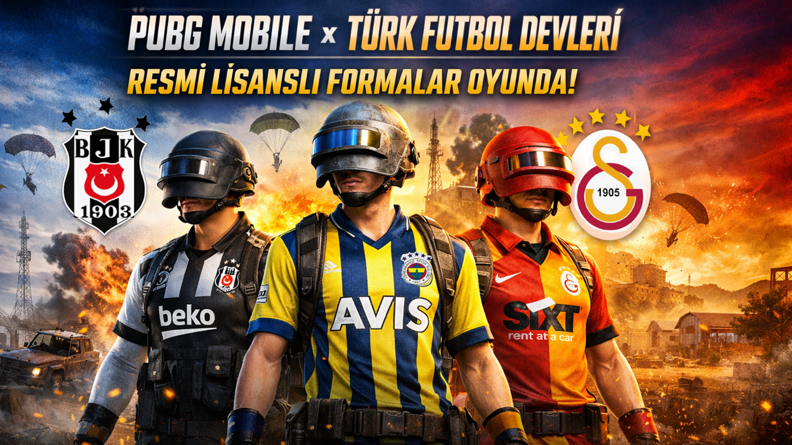 Türk Futbol Devleri PUBG Mobile'da Buluşuyor