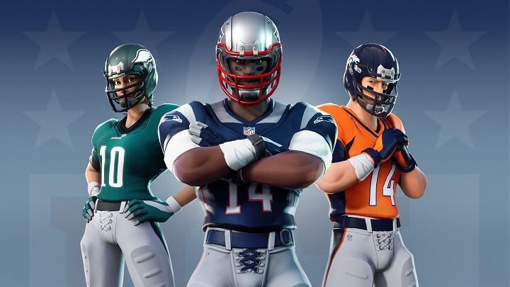 Fortnite ve NFL Amerikan futbolu kıyafetlerini oyuna taşıyor!