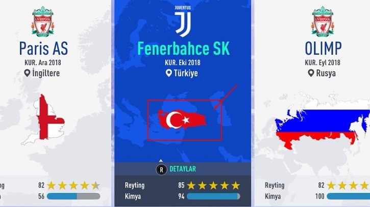 FIFA 19'un hatalı Türkiye haritası tepkilere neden oldu!