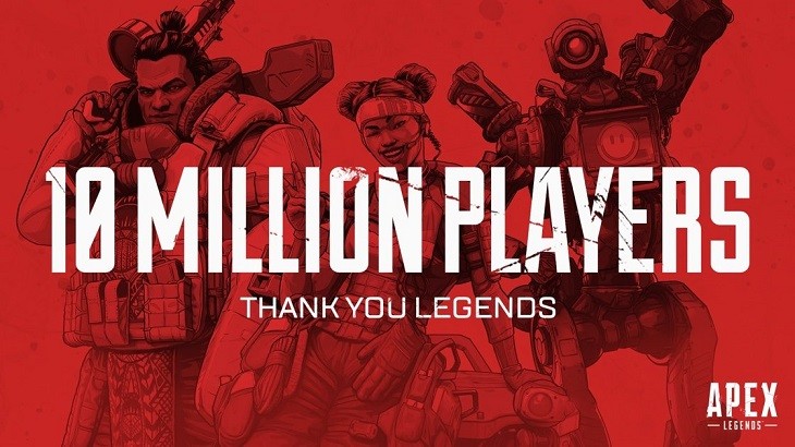 Apex Legends üç günde 10 milyon oyuncuyu aştı