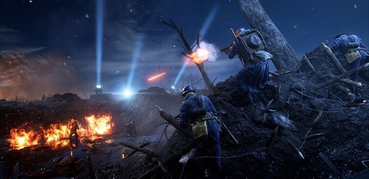 Battlefield 1 Nivelle Geceleri haritası tüm oyunculara açılıyor!