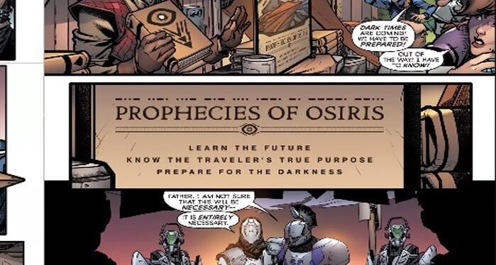 Destiny Fall of Osiris çizgi romanındaki gizli kodun sırrı!