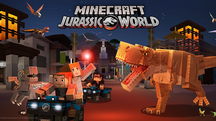 Minecraft'ın yeni DLC'si Jurassic World yayınlandı