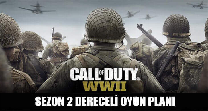Call of Duty: WWII'nin Sezon 2 Dereceli Oyun planları açıklandı