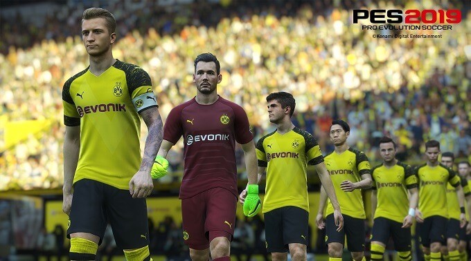 PES 2019'da Borussia Dortmund yer almayacak!